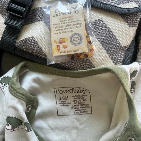 Baby Bundle - 5 Items - Onesies, PJS, SkipHop Changer, Baltic Amber - Picture 2 of 3